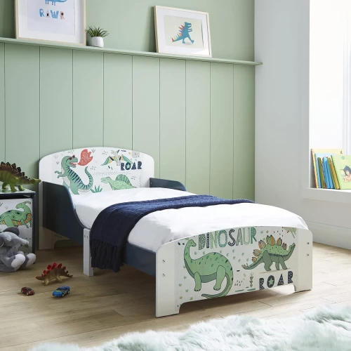 Pat U-grow Junior Dinosaur Green & White, 143x77 cm cumpăra în Chișinau