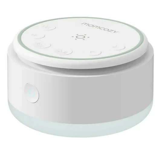 Ночник с успокаивающими звуками Momcozy Long Battery Life White & Mint купить в Кишиневе