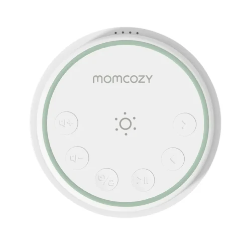 Ночник с успокаивающими звуками Momcozy Long Battery Life White & Mint купить в Кишиневе