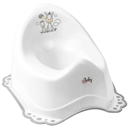 Горшок для детей Maltex 2 компонента Zebra White/Grey, 6 мес+ купить в Кишиневе