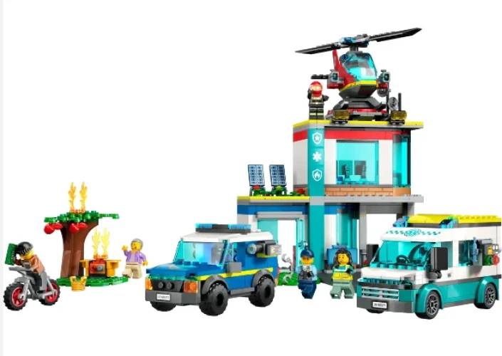 Set constructie Lego City Emergency Vehicles HQ, 706 elemente cumpăra în Chișinau