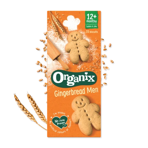 Biscuiți Organix Gingerbread Men Biscuits (12 luni+), 135 g cumpăra în Chișinau