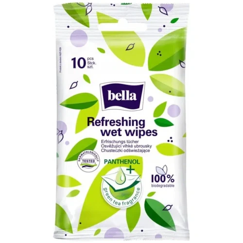 Влажные салфетки Bella Green Tea, 10 шт. купить в Кишиневе