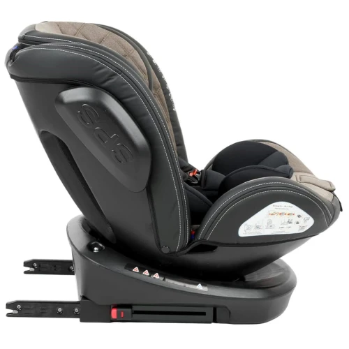 Автокресло 0-36кг Isofix KikkaBoo Stark Beige, поворотное 360 купить в Кишиневе