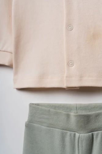 Pijama BabyCosy Green & Ecru (3-6L) cumpăra în Chișinau