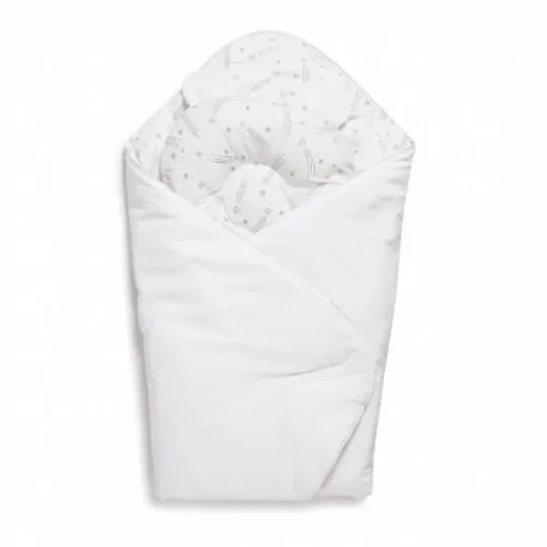 Set paturica de infasat cu pernuta Twins Bear White cumpăra în Chișinau