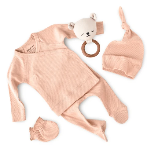 Комплект из 4 штук BabyCosy Modal Peach (1-3М) купить в Кишиневе