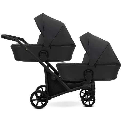 Коляска для двойни 2 в 1 Kunert Brav Duo Black Eco купить в Кишиневе