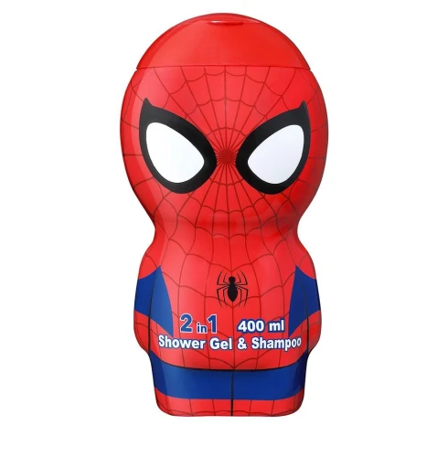 Gel de duș și șampon pentru copii 2 in 1 Air-Val 2D Spider Man, 400 ml cumpăra în Chișinau