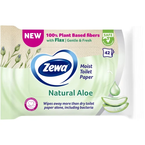 Влажные салфетки Zewa Moist Aloe Vera, 42 шт. купить в Кишиневе