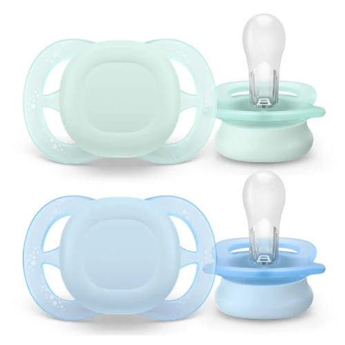 Ортодонтические силиконовые соски Philips Avent Start Green&Blue (0–2 мес.), 2 шт. купить в Кишиневе