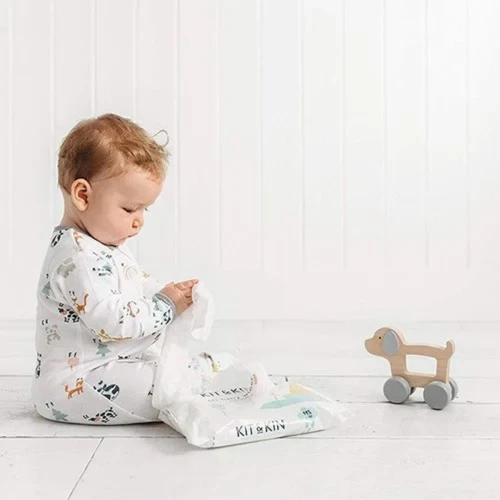 Влажные салфетки Kit&Kin, 60 шт. купить в Кишиневе