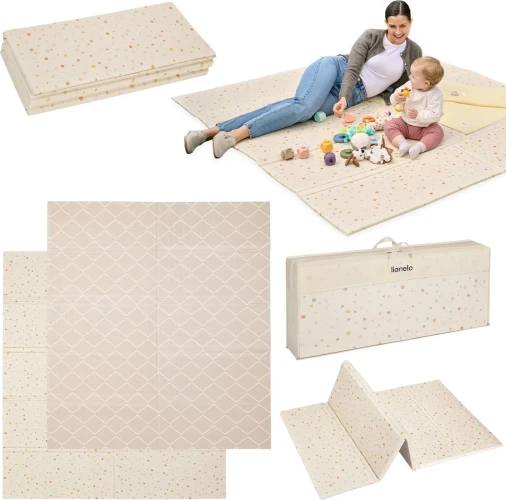 Covoraş pentru copii Lionelo Zora Beige, 180x201x1.5 cm cumpăra în Chișinau