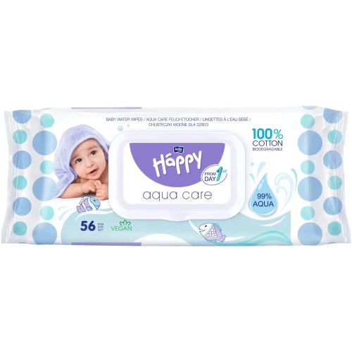 Салфетки влажные для интимной гигиены Bella Baby Happy Aqua Care, 56 шт. купить в Кишиневе