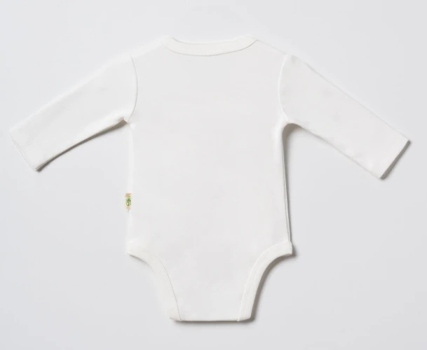 Body cu mânecă lungă BabyCosy Orange & Ivory, 2 buc. (1-3L) cumpăra în Chișinau