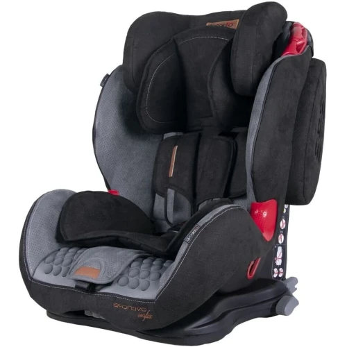 Scaun auto 9-36kg Isofix Coletto Sportivo Grey Black cumpăra în Chișinau
