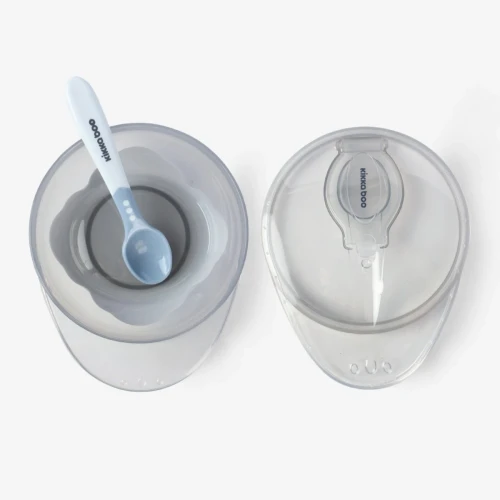 Bol cu ventuză și lingură Kikkaboo Blue, 250 ml cumpăra în Chișinau