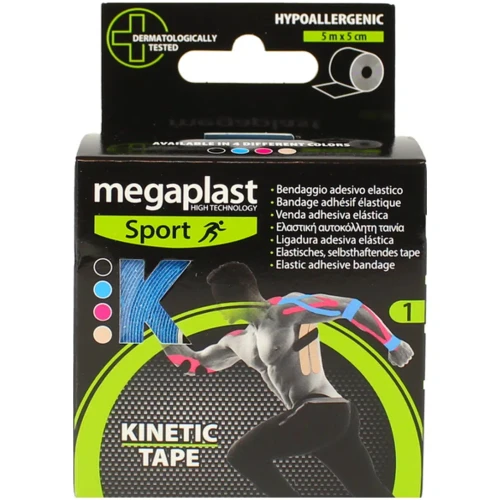 Emplastru Megaplast Sport Kinetic Tape Albastru 500x5 cm cumpăra în Chișinau