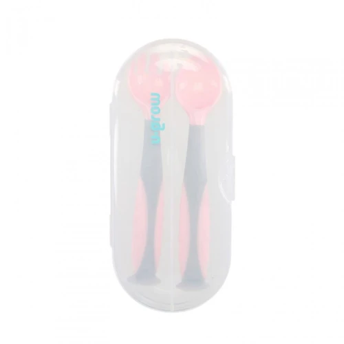 Set linguriță și furculiță U-grow Pink cumpăra în Chișinau