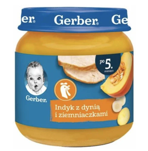 Piure Gerber legume cu carne de curcan (5 luni+), 125 g cumpăra în Chișinau