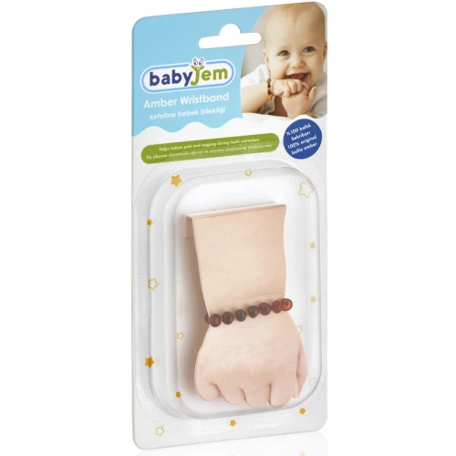 Bratara din chihlimbar BabyJem Rosu cumpăra în Chișinau