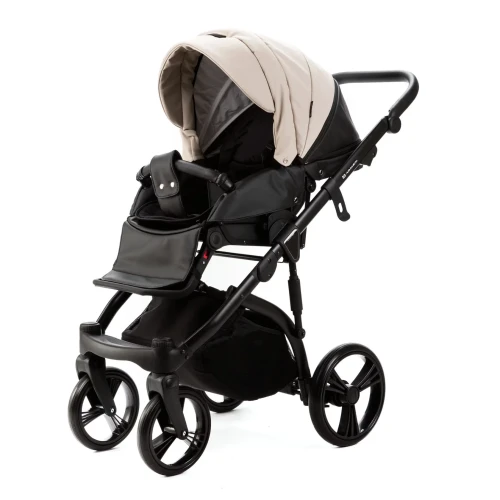 Carucior 2 in 1 Adamex Lanti Deluxe Beige Black cumpăra în Chișinau