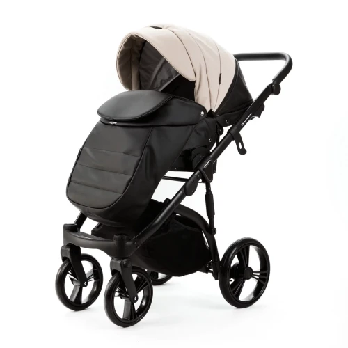 Carucior 2 in 1 Adamex Lanti Deluxe Beige Black cumpăra în Chișinau