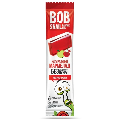 Marmelada naturala Bob Snail Mere-Cirese (3 ani+), 38 gr cumpăra în Chișinau