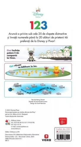 Книга 123. Учим числа - Disney bebe купить в Кишиневе