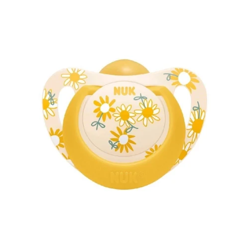 Пустышка ортодонтическая латексная NUK Star 18-36 мес купить в Кишиневе