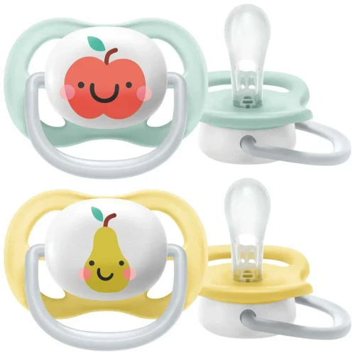 Силиконовая соска Philips Avent Ultra boy Fruits (0-6 м), 2 шт. купить в Кишиневе