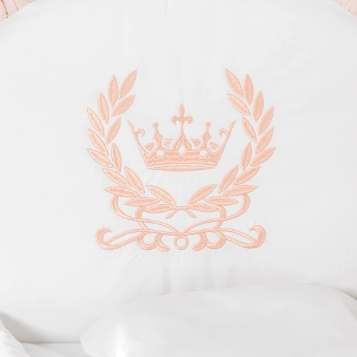 Lenjerie de patut 8 piese PernaMea Royal Roz cumpăra în Chișinau
