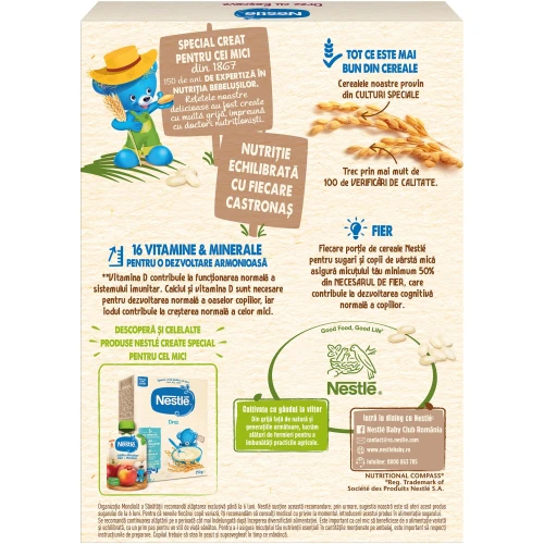 Terci Nestle de orez fără lapte cu roșcove (6 luni+), 250 gr cumpăra în Chișinau