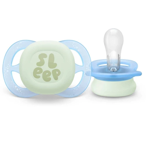 Ортодонтические силиконовые соски Philips Avent Start Nighttime Sleep (0–2 мес.), 2 шт. купить в Кишиневе