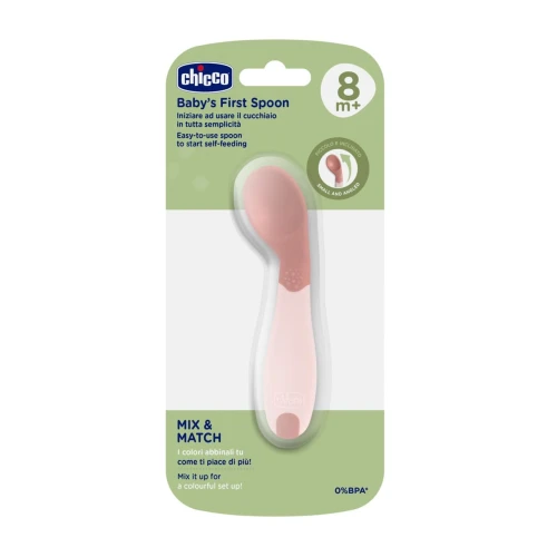 Ложечка Chicco First Spoon Peach купить в Кишиневе