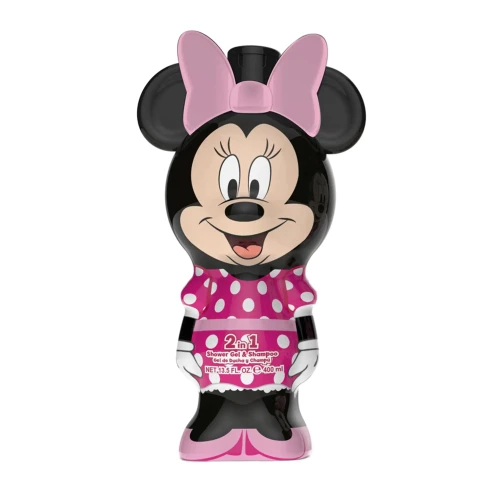Gel de duș și șampon pentru copii 2 in 1 Air-Val 2D Minnie Mouse, 400 ml cumpăra în Chișinau