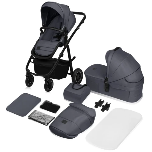 Carucior 2 in 1 Lionelo Amber Plus Grey Graphite cumpăra în Chișinau