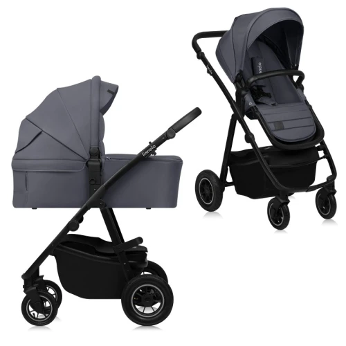 Carucior 2 in 1 Lionelo Amber Plus Grey Graphite cumpăra în Chișinau