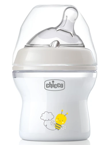 Biberon pentru bebeluși din plastic Chicco Natural Feeling Bee&Cloud, 150 ml cumpăra în Chișinau