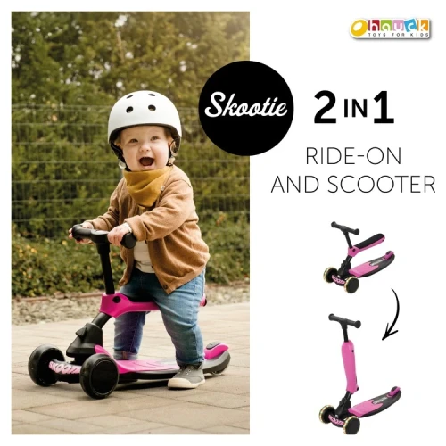 Самокат Hauck Skootie Neon Pink купить в Кишиневе