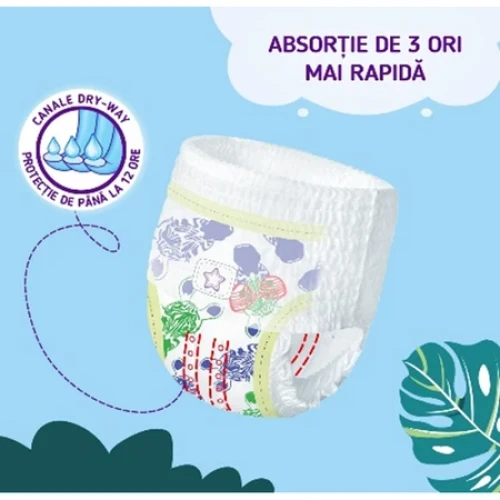 Подгузники-трусики Pufies Fashion & Nature 5 (12-17 кг), 40 шт. купить в Кишиневе