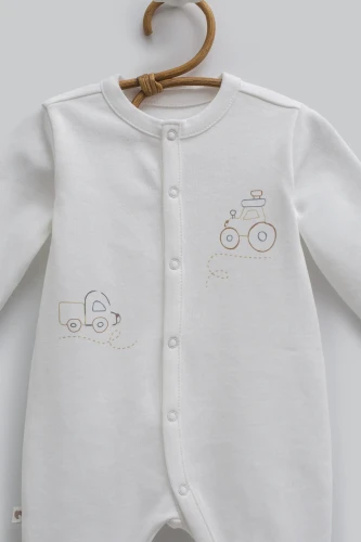 Комбинезон Caramell First Car Ivory, 2 шт. (0М) купить в Кишиневе