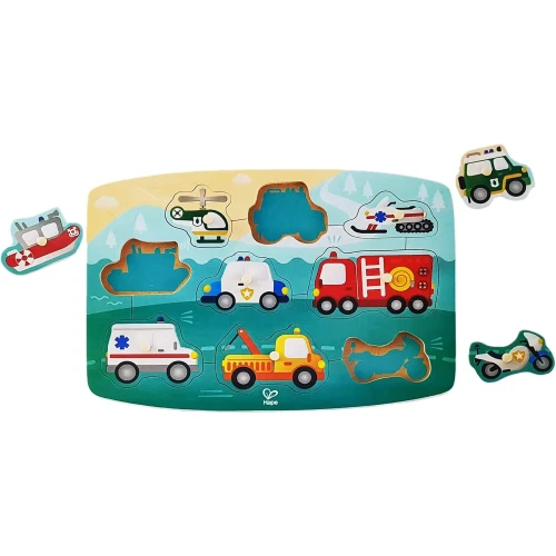 Пазл Hape Машинки спасатели купить в Кишиневе