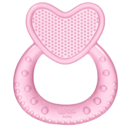 Inel gingival WeeBaby Inima Roz, Albastru cumpăra în Chișinau