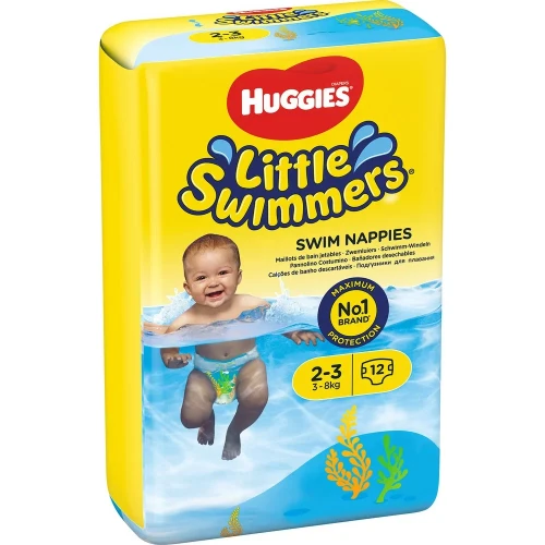 Подгузники-трусики для плавания Huggies Little Swimmers 2-3 (3-8 кг), 12 шт. купить в Кишиневе