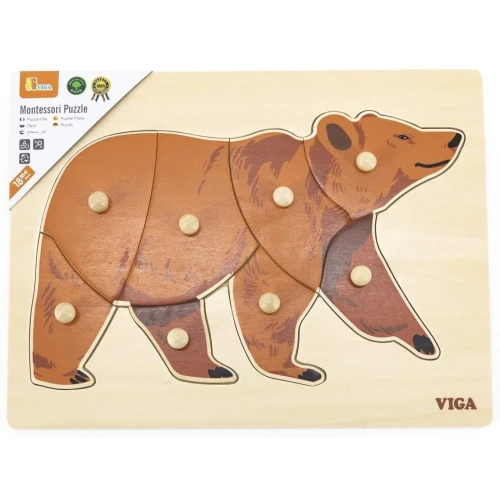 Пазл Viga Montessori Медведь купить в Кишиневе