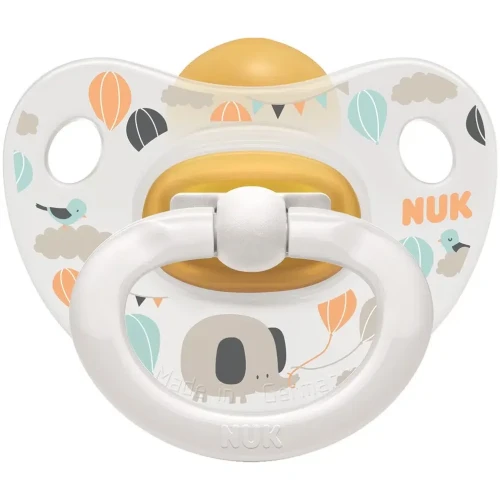 Пустышка ортодонтическая латексная NUK Happy Kids в асс. 6-18 мес купить в Кишиневе