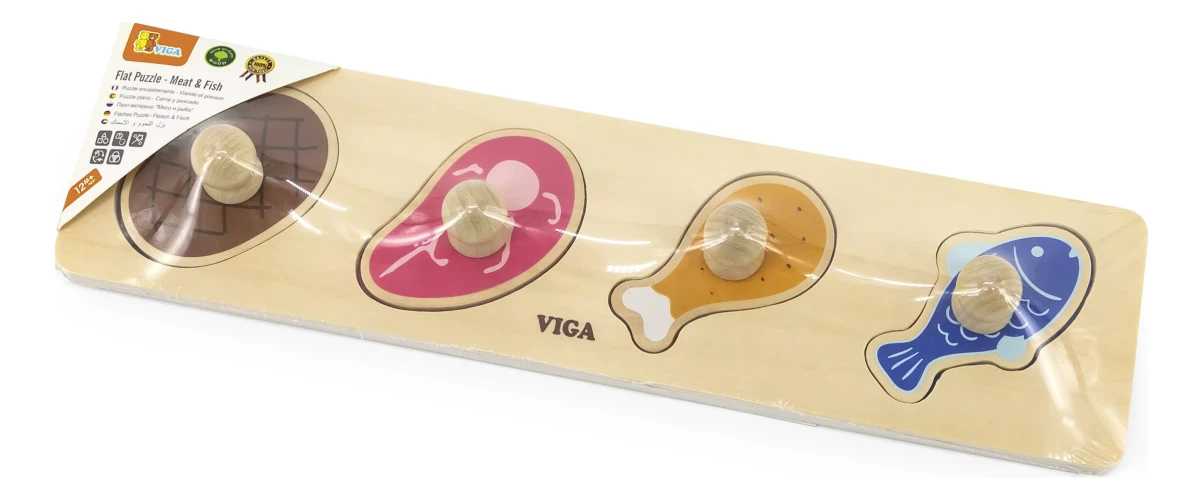 Puzzle din lemn Viga Carne și Pește cumpăra în Chișinau