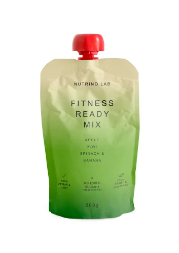 Piure Nutrino Lab Fitness Mix Măr-kiwi-spanac-banană (24 luni+), 200 gr cumpăra în Chișinau