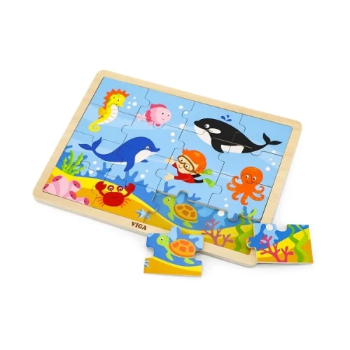 Puzzle din lemn Viga Ocean, 16 elemente cumpăra în Chișinau